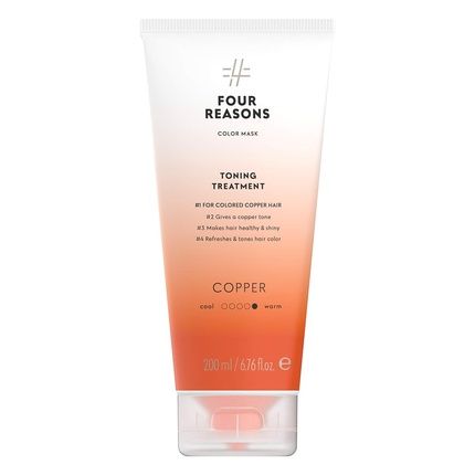 Four Reasons Color Mask Copper Toning Treatment Color Depositing Conditioner 6.76 Fl Oz