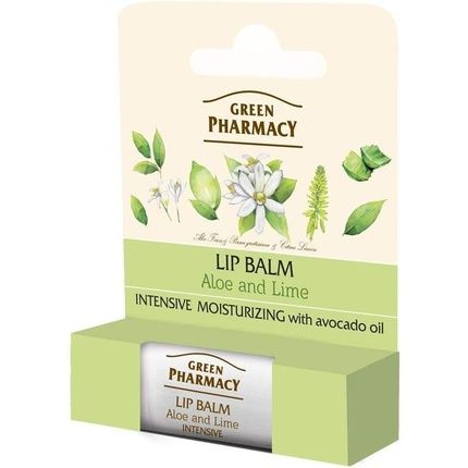 Elfa Pharm Green Pharmacy Aloe And Lime Intense Moisture Lip Balm Spf10 4G