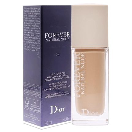 Christian Dior Dior Forever Natural Nude Foundation 2N Neutral Women Foundation 1 Oz - Image 3
