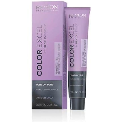 Revlon Professional Revlonissimo Colour Excel Tone On Tone Hair Dye 7 Natural Blonde 70Ml
