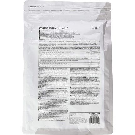 Myprotein Impact Whey Protein Natural Chocolate 1000G - Chocolate 1Kg