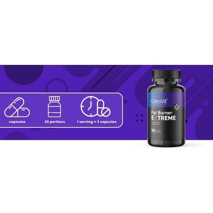 Ostrovit Fat Burner Extreme 90 Capsules - Image 3