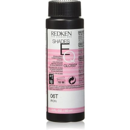 Redken Rotken Shades Eq Equalizing Conditioning Color Gloss, 06 T Iron,