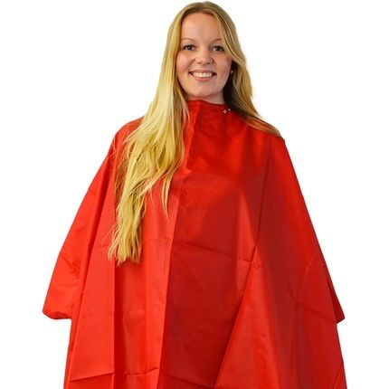Nebur Maxi Hairdressing Cape - Bright Red