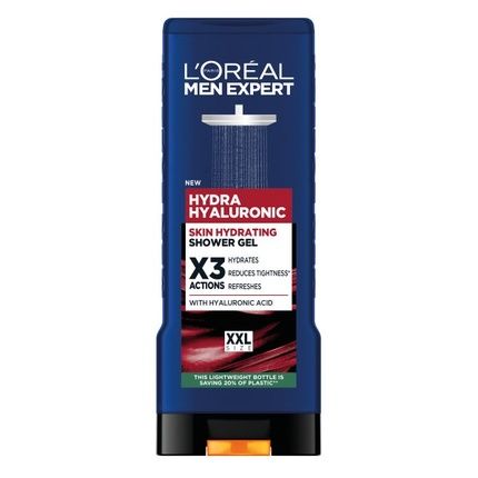L'Oreal Men Expert Hydra Hyaluronic Moisturizing Shower Gel 400Ml