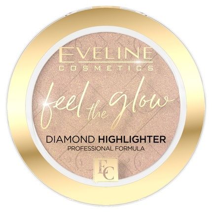 Eveline Feel The Glow Highlighter In Stone 02 Beach Glow 4.2G