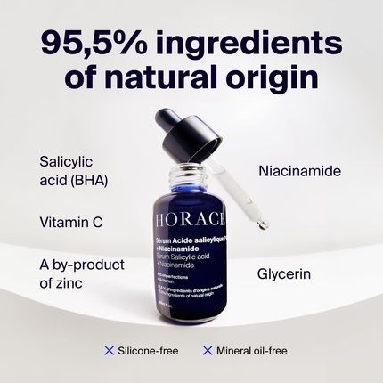 Horace Salicylic Acid Niacinamide Face Serum For Men Anti-Blemish Treatment - Image 3