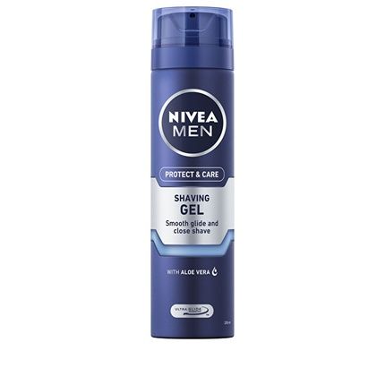 Nivea Protect & Care Moisturizing Shaving Gel For Normal And Dry Skin 200 Ml