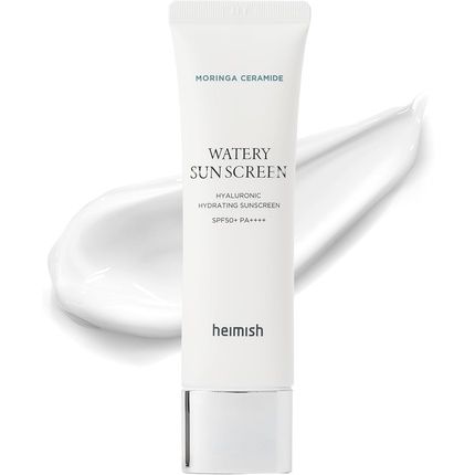Heimish Moringa Ceramide Hyaluronic Hydrating Watery Sunscreen Spf Face