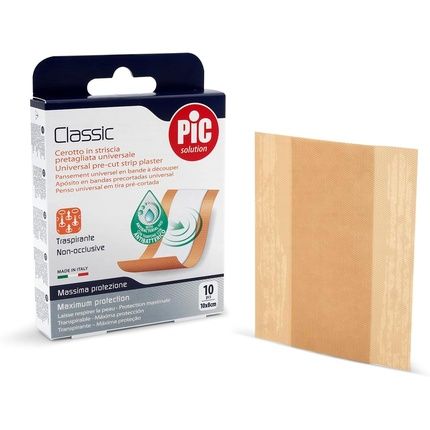Pic Classic Breathable Plaster Strip 10X8 Cm - Pack Of 10 - Image 3