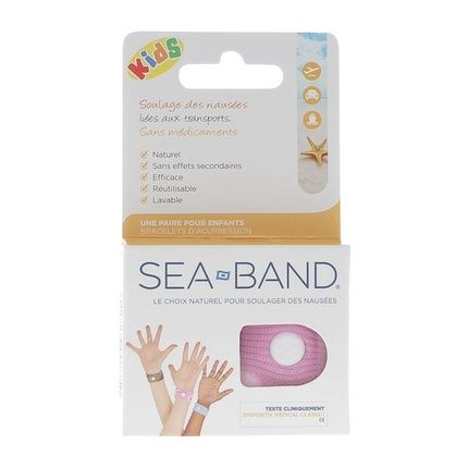 Sea Band Bracelets Pink - Pack Of 2