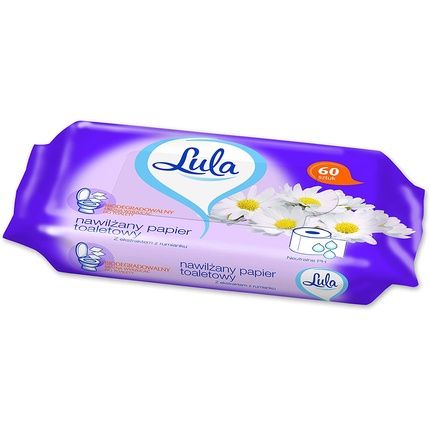 Lula Humidifier Toilet Paper With Chamomile Extract 60Pcs
