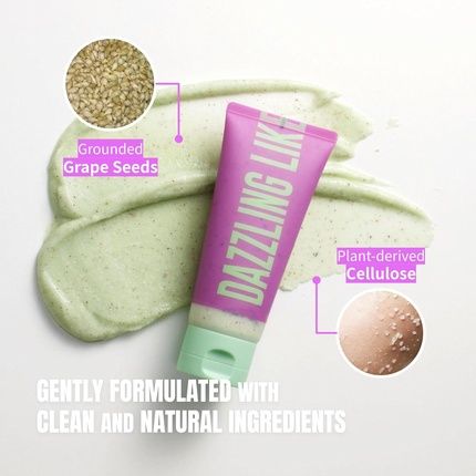 Dear Doer Dazzling Body Scrub In Tube - Radiant And Gentle Exfoliator - Image 3