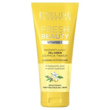 Eveline Fresh Beauty Illuminating Gel-Cream For Face Cleansing With Vitamin C 150Ml