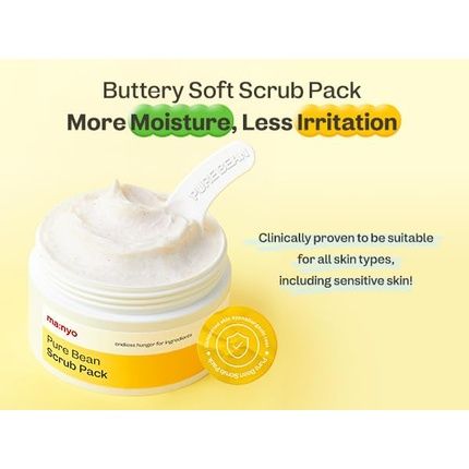 Manyo Pure Bean Scrub Daily Facial Scrub Gentle Exfoliate & Pore Care - Image 3