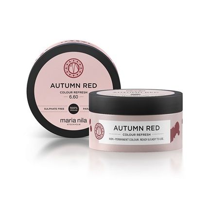 Maria Nila Colour Refresh Autumn Red 300Ml Soft Nourishing Mask Without Permanent Color Pigments