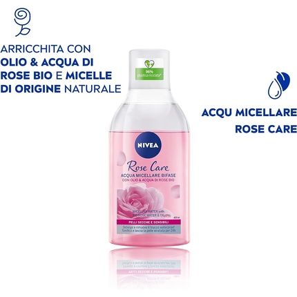 Nivea Micellar Rose Water With Oil, 400Ml
