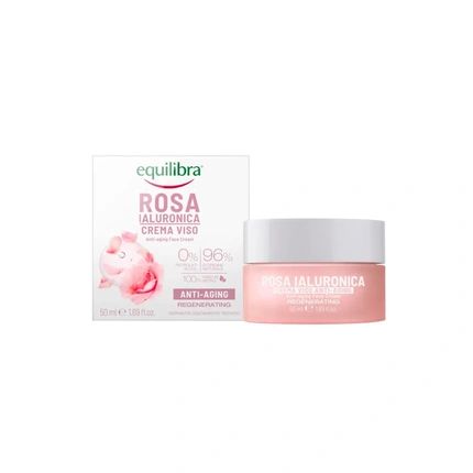 Equilibra Hyaluronic Rose Anti-Aging Face Cream With Rose Extract