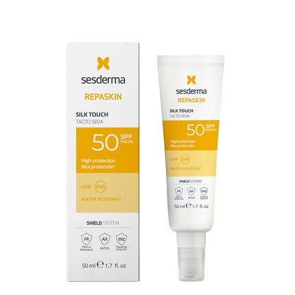 Sesderma Repaskin Facial Spf50 Silk Touch 50Ml High Protection Sunscreen