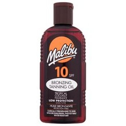 Malibu Sun Spf 10 Bronzing Tanning Oil With Low Protection 200Ml