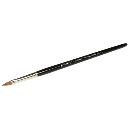Sibel Small Oval Acrylic Brush 24Cm