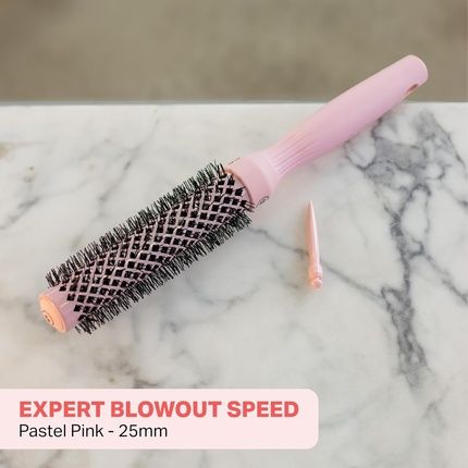 Olivia Garden Expert Blowout Speed Pastel Pink Ceramic Coated Round