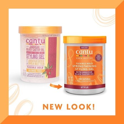Cantu Strengthening Styling Gel With Jamaican Black Castor Oil 524G - Image 3