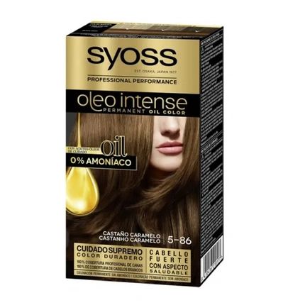 Syoss Oleo Intense  5-86 Chestnut Hair Color 50Ml Caramel Brown