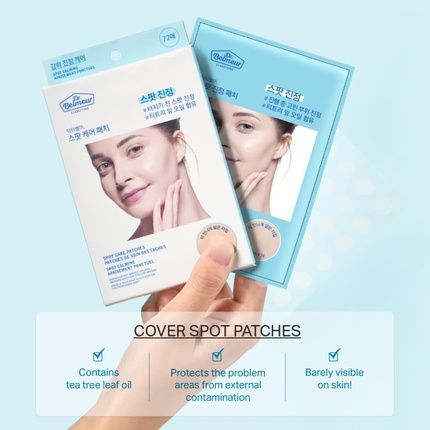 Dr. Belmeur Clarifying Spot Soothing Patches With Tea Tree Oil 72 Count