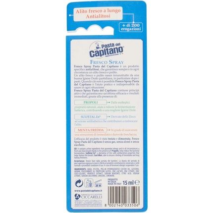 Pasta Del Capitano Mouth Spray 15Ml - Image 3