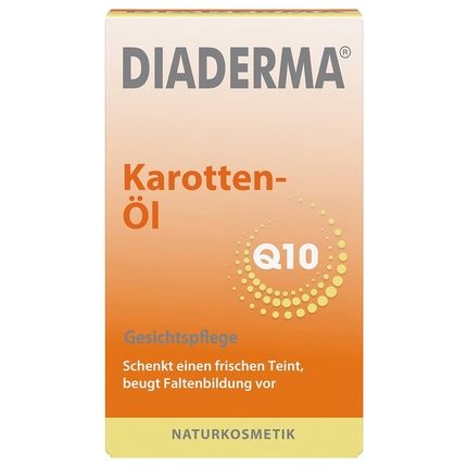 Diaderma Carrot Oil Face Care: Natural Cosmetics With Q10, Gives A Fresh Complexion And Smooth Skin, Prevents Wrinkle Formation 30Ml