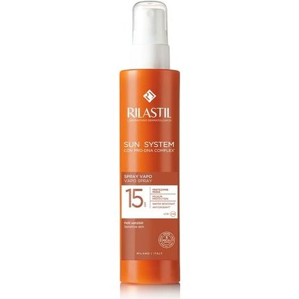 Rilastil Sun System Body Spray Ultra Light Spf15 For All Skin Types 200Ml