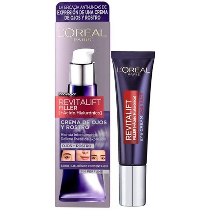 L'Oreal Revitalift Filler Face And Eye Cream 30Ml