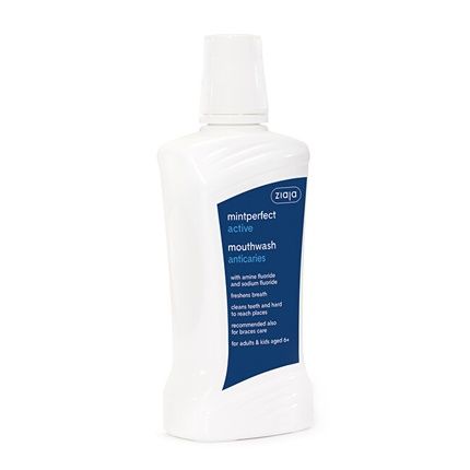 Ziaja Active Mouthwash Against Tooth Decay 500 Ml
