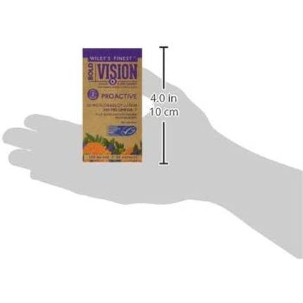 Wiley'S Finest Bold Vision Eye Health And Vision Supplement With Lutein, Zeaxanthin, Bilberry, Omega-7, Astaxanthin, Vitamin E And Zinc 60 Capsules - Image 3
