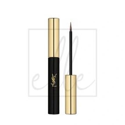 Yves Saint Laurent Ysl Couture Liquid Eyeliner N4 Brown 295 Ml - Image 3