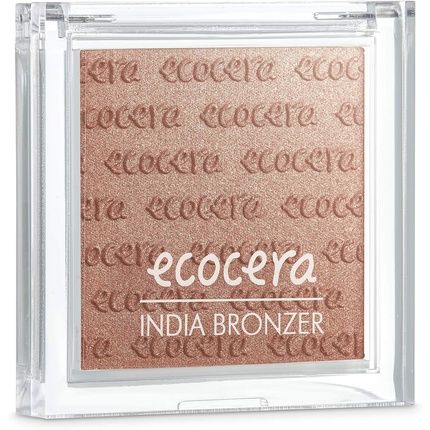 Ecocera Face Bronzer Pressed Powder 10G Vegan Makeup Paraben Free India Shade