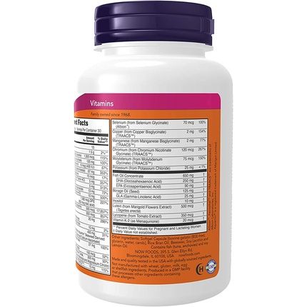 Now Foods Pre-Natal Multivitamin With Dha Softgels 90 Count
