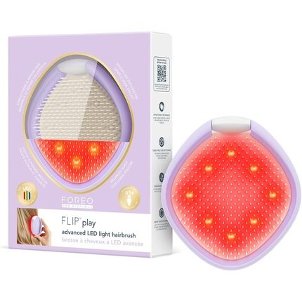 Foreo Flip Play Advanced Led Light Hairbrush Multifunctional 3-In-1 Hair
