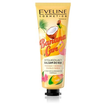 Eveline Banana Care Smoothing Hand Balm Mango & Coconut & Shea Butter 50Ml