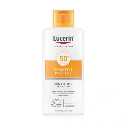 Eucerin Sensitive Protect Sun Lotion Extra Light Spf50 400Ml
