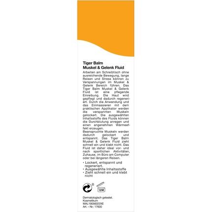 Tiger Balm Muscle & Joint Fluid - Nourishing Rub, Relaxes, Soothes, And Regenerates - Includes Applicator 90Ml - Image 3