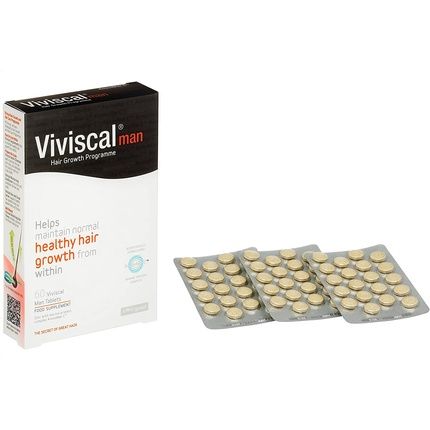 Viviscal Hair Supplements For Men 60 Tablets - Pack Of 1 Month Supply