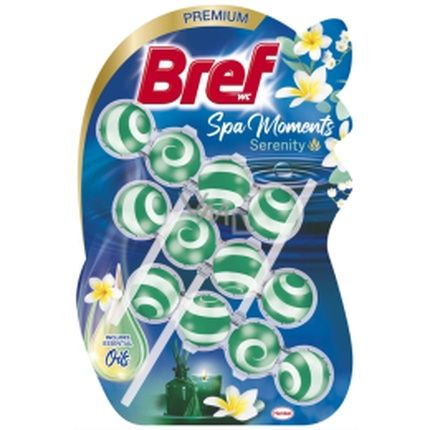 Bref Toilet Block 3X50G Spa Moments Serenity