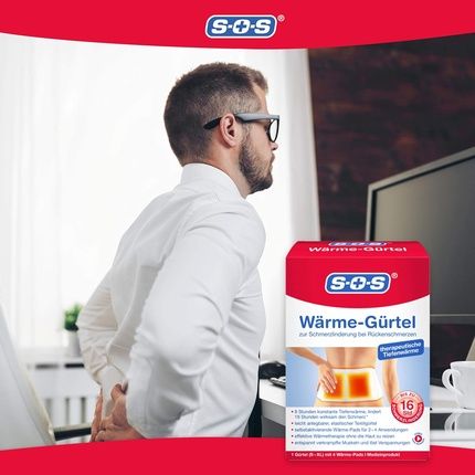 Sos Heat Belt Back Warmer For Pain Relief From Back Pain Warming Hip Belt For Tight Muscles And Tension - Image 3