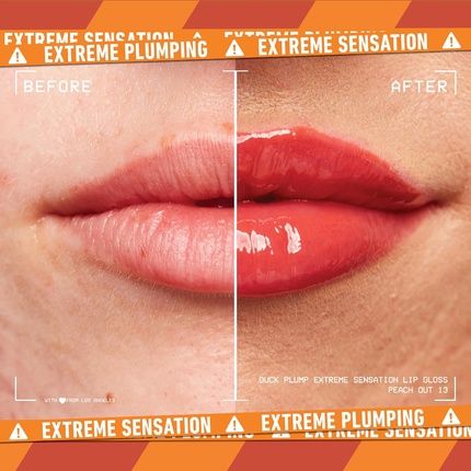 Nyx Professional Makeup Lip Plumping Gloss Intense Colour High Pigmentation Extreme Shine Finish Infused With Spicy Ginger Vegan Formula Duck Plump Peach Out - Image 3