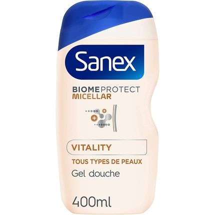 Sanex Biomeprotect Micellar Vitality Shower Gel 400Ml