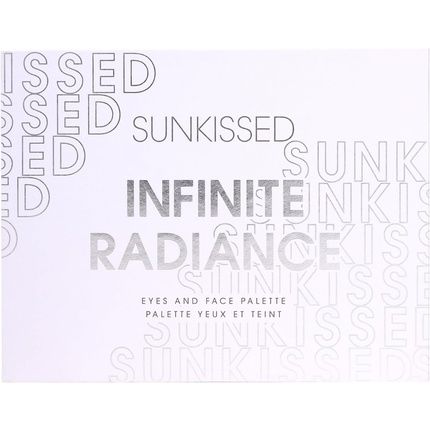 Sunkissed Infinite Radiance Eyes Face Palette With Bronzer Blusher Highlighter Powder And Eyeshadows In A Range Of Shades