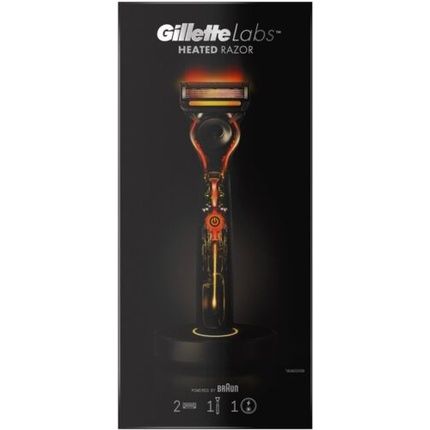 Gillette Labs Heated Razor Starter Kit With Eu Plug And 2 Cartridges