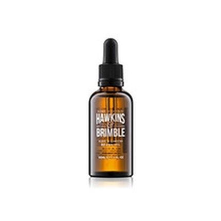 Hawkins & Brimble Beard Oil For Men With Argan And Olive Oil, Shea Butter And Vitamin E - Promotes Growth And Repairs - 1 Bottle
